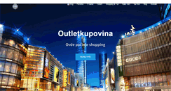 Desktop Screenshot of outletkupovina.com